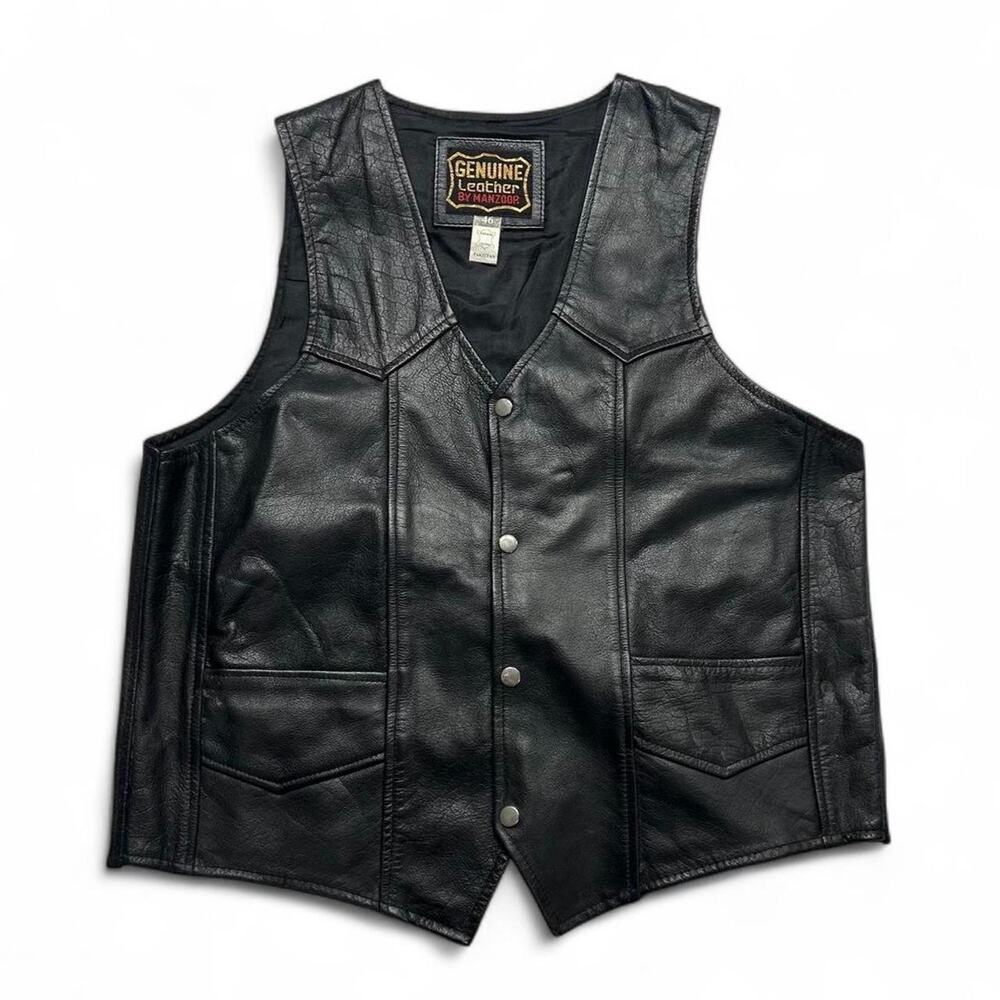 Vintage 80s manzoor black genuine